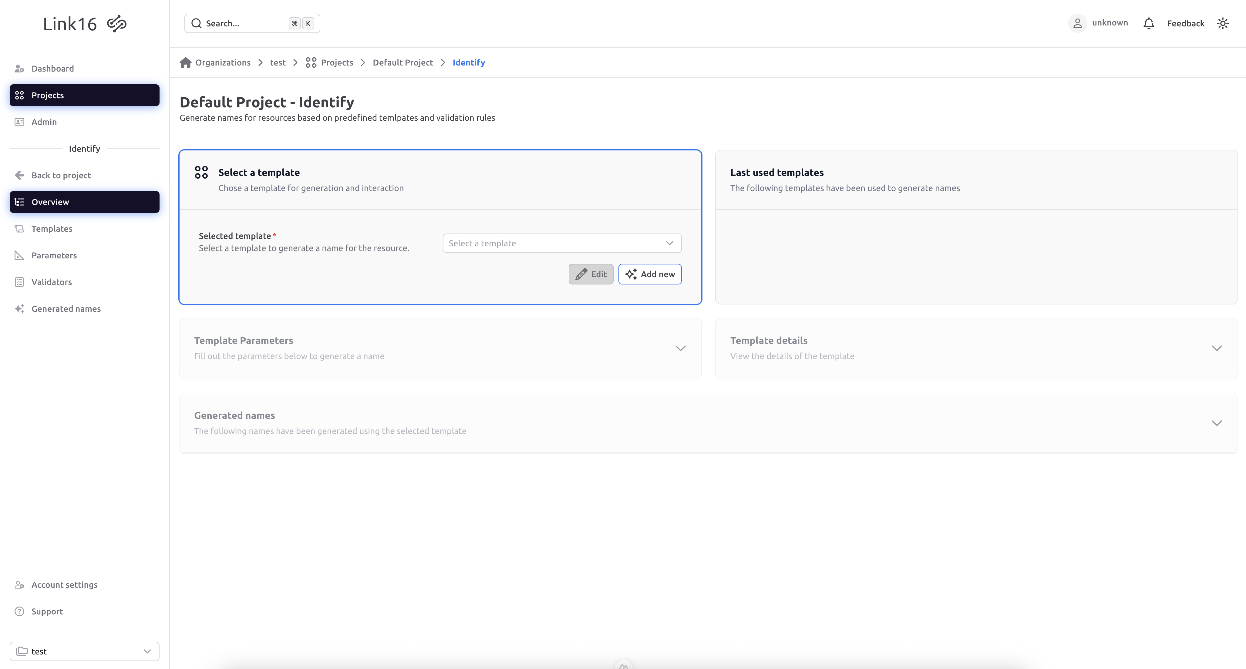 Link16 workspace preview